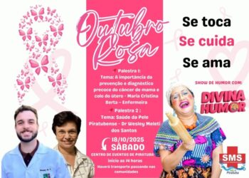 Piratuba: Outubro Rosa em Piratuba: saúde, prevenção e alegria