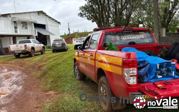 Assalto a fazenda termina com um morto em açude e um suspeito preso em Campos Novos