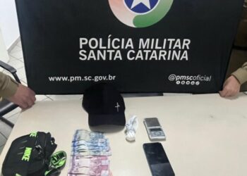 Foragido é preso por tráfico de drogas após perseguição em Joaçaba