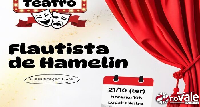 Capinzal realiza a 3ª Mostra de Teatro com apresentação do espetáculo “Flautista de Hamelin”