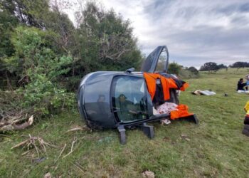 Capotamento na Serra Catarinense mata idosa e deixa quatro feridos