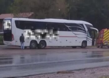 Bebê de 4 meses de Concórdia morre dentro de ônibus durante viagem na BR-470, em Apiúna
