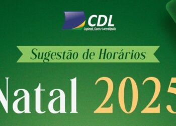 CDL divulga sugestão de horários especiais do comércio para o Natal 2025 em Capinzal, Ouro e Lacerdópolis