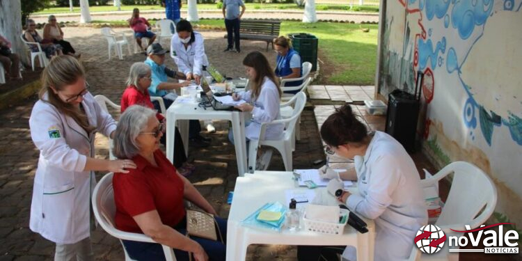 ‘Saúde em Movimento’ atende mais de 60 moradores no bairro Imigrantes em Zortéa