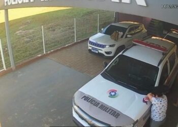 Policial militar salva bebê de 45 dias engasgada com leite materno em Luzerna