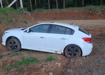 Saída de pista é registrada na SC-150, em Capinzal
