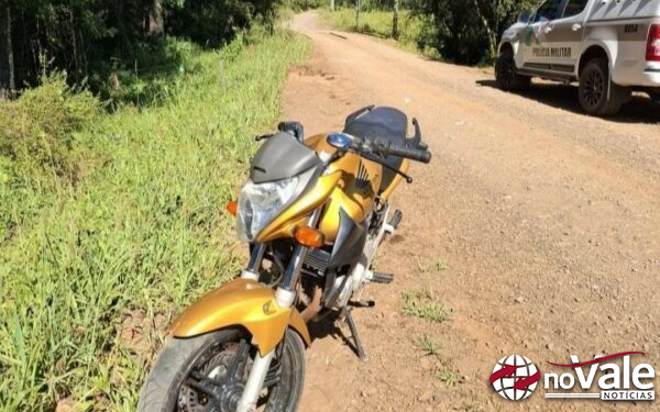 PM recupera motocicleta furtada em Água Doce