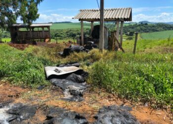 Princípio de incêndio atinge barracão no Reassentamento Chapada Verde em Capinzal