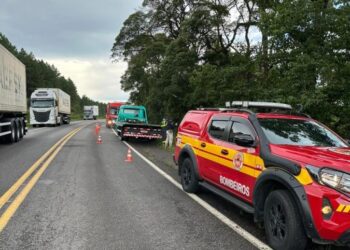 Acidente deixa duas mulheres feridas na BR-470