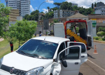 Colisão entre dois veículos é registrada em Videira