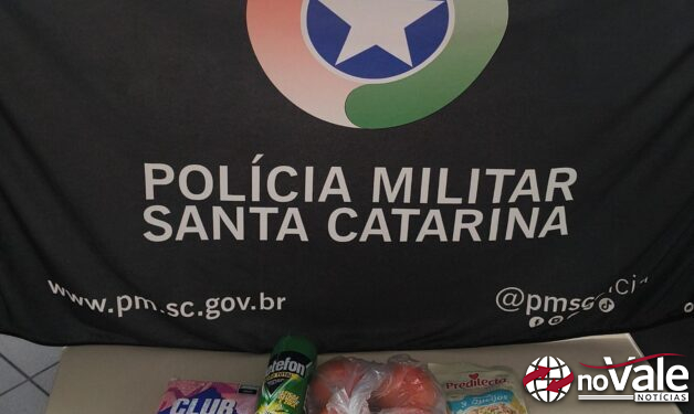 PM prende mulher por furto em supermercado no centro de Herval d’Oeste