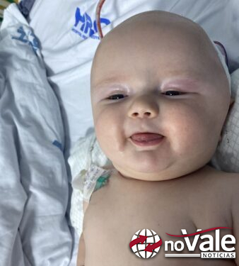 Após evolução positiva, bebê Matteo deixa a UTI e segue em recuperação no Hospital Regional do Oeste