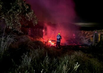 Incêndio destrói galpão em propriedade rural no interior de Catanduvas
