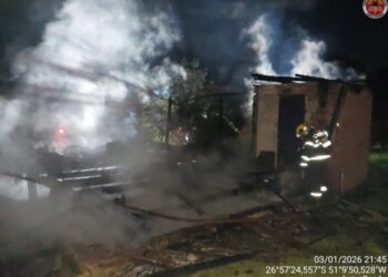 Incêndio destrói residência no interior de Videira