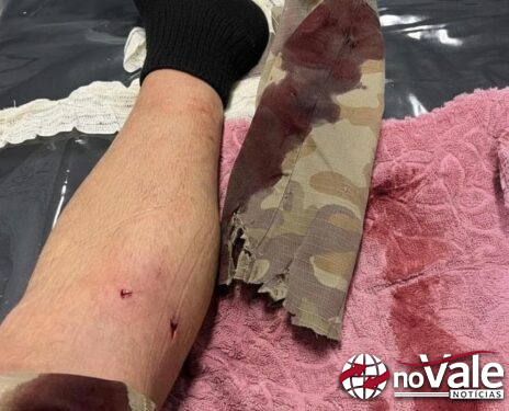 Policial Militar é mordido por cachorro em operação de recaptura de homem com mandado de prisão em Herval d’Oeste