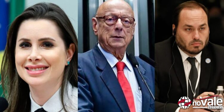 Pré-candidaturas de Amin, Carol Detoni e Carlos Bolsonaro ao Senado ampliam pressão política em SC