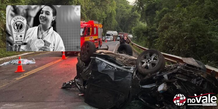 Jovem é indiciado por homicídio doloso e embriaguez ao volante após acidente que resultou na morte de Sarah Held em Joaçaba