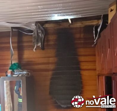 Princípio de incêndio em climatizador mobiliza Bombeiros em Zortéa