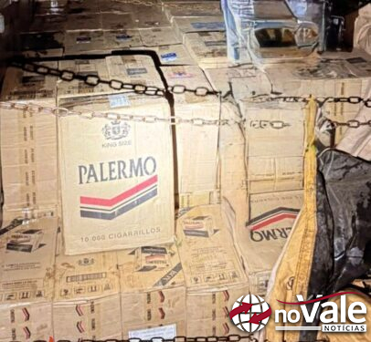 PMRv apreende 60 mil maços de cigarros contrabandeados na SC-135