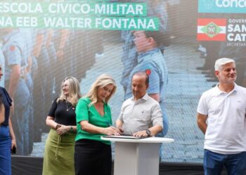 Nova escola cívico-militar é anunciada para Concórdia; veja cidades que já contam com a instituição em SC