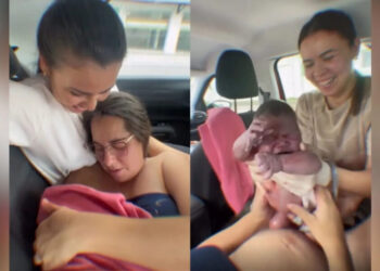 Bebê nasce dentro de carro em movimento em Blumenau