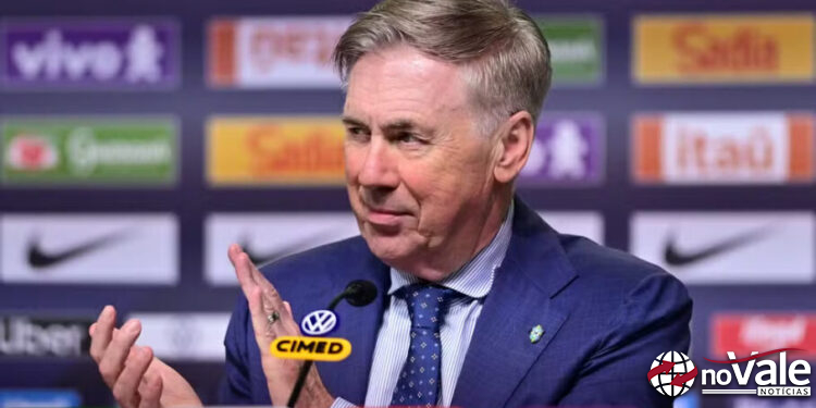 Carlo Ancelotti convoca seleção para os amistosos contra França e Croácia