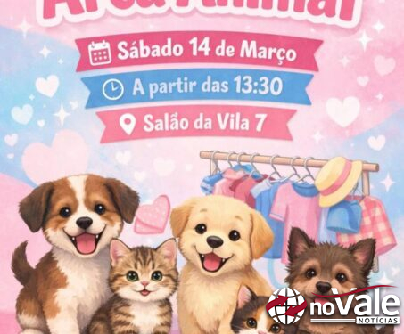 Projeto Arca Animal promove brechó solidário neste sábado em Capinzal