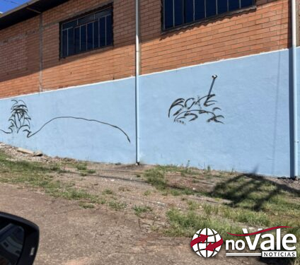 Autor de pichações é detido em Capinzal