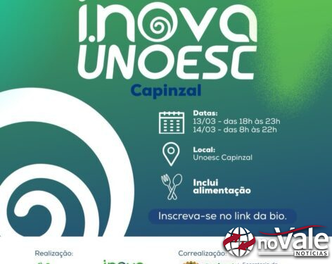 Capinzal recebe Ateliê do Empreendedor Inova Unoesc nesta semana