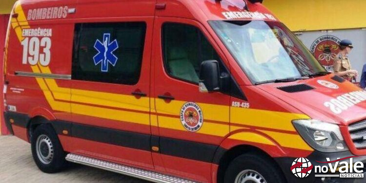 Motociclista tem suspeita de fratura após sofrer queda em Capinzal