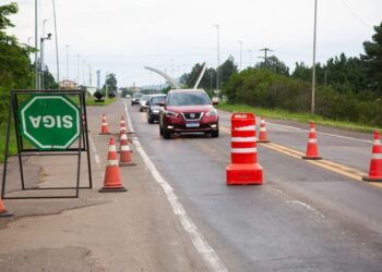 DNIT alerta para operação de “Pare e Siga” na BR-282 em Vargem Bonita