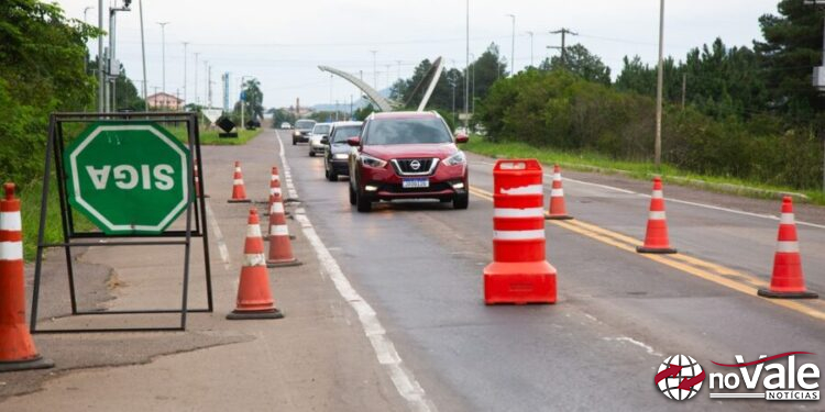 DNIT alerta para operação de “Pare e Siga” na BR-282 em Vargem Bonita