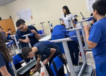 “Operação Chiclete” mobiliza comunidade escolar na Escola São Cristóvão em Capinzal