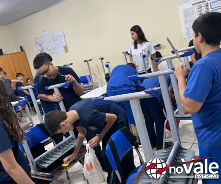 “Operação Chiclete” mobiliza comunidade escolar na Escola São Cristóvão em Capinzal
