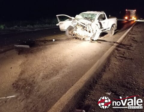 Colisão violenta na BR-470 em Barracão deixa dois mortos