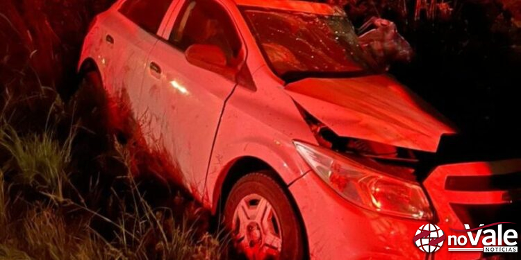 Acidente entre automóvel e picape deixa um morto em Machadinho (RS)