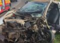 Colisão violenta na BR-282 deixa motoristas feridos em Joaçaba