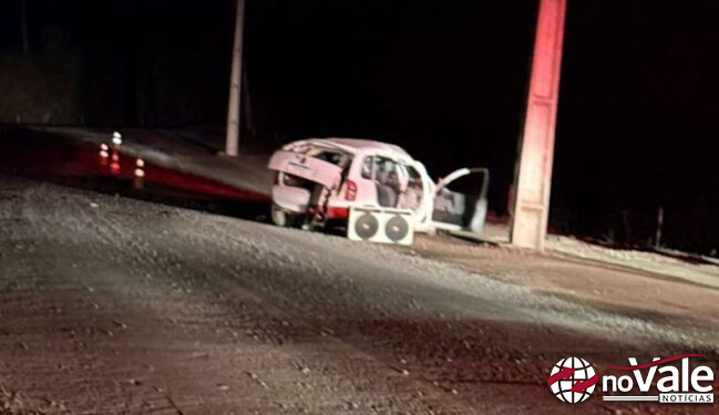 Jovem morre após capotamento na SC-283, em Seara