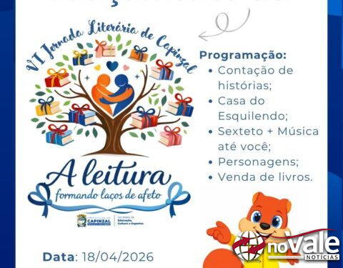 VI Jornada Literária de Capinzal será lançada neste sábado com programação especial