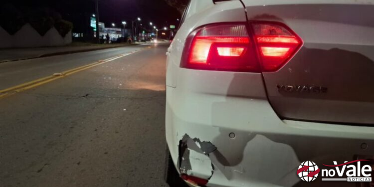 Engavetamento entre cinco veículos é registrado em Capinzal