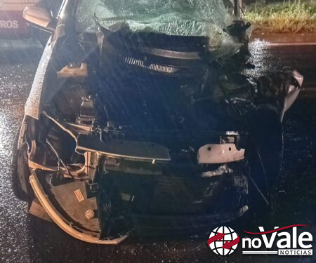 Homem fica ferido em colisão frontal na BR-470 em Curitibanos
