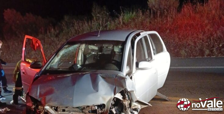Quatro homens ficam feridos em saída de pista na BR-470 em Curitibanos