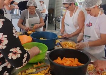 Acontece na casa da cultura de Zortéa o curso de conservas