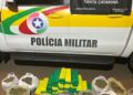 PMRv apreende mais de 40 kg de maconha e flagra adolescente com falsa identidade em Bom Jesus