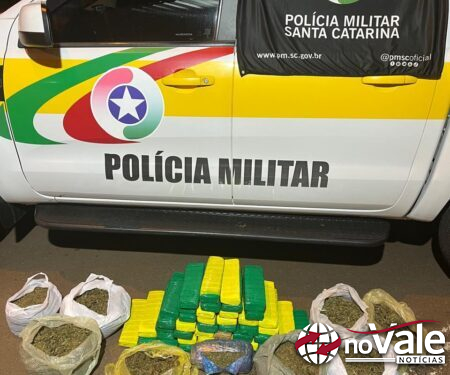 PMRv apreende mais de 40 kg de maconha e flagra adolescente com falsa identidade em Bom Jesus